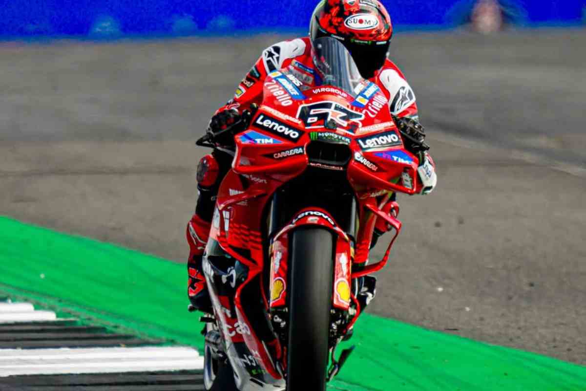 Pecco Bagnaia in sella alla Ducati
