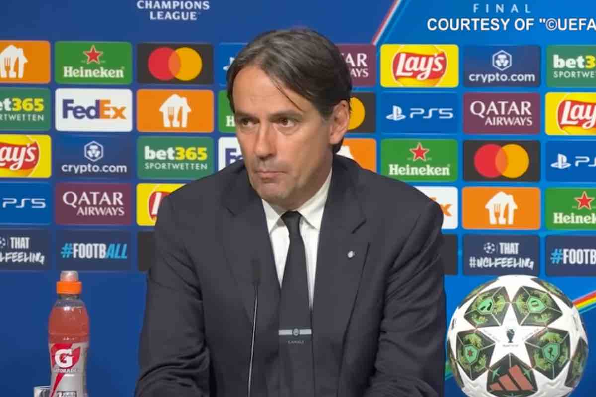 Inzaghi in conferenza a Monaco