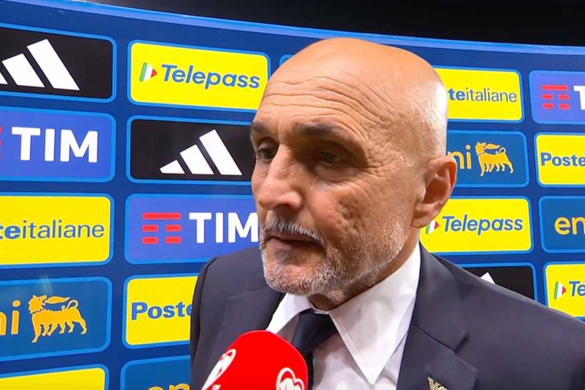 Spalletti al microfono