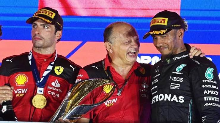 Podio Vasseur Hamilton