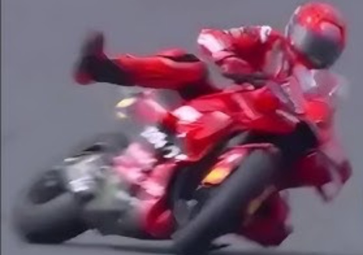 Marc Marquez caduta