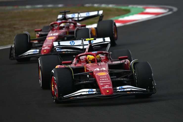 Ferrari Hamilton Leclerc