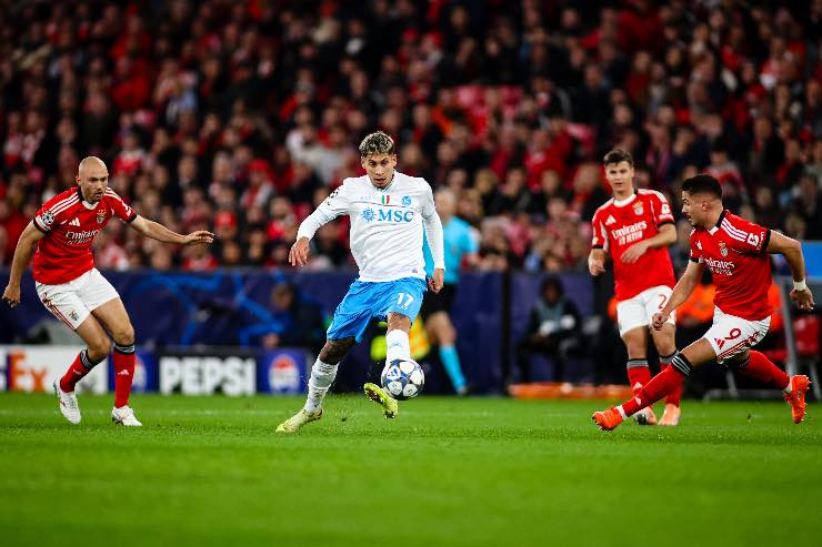 Benfica-Napoli, azzurri ko in Portogallo