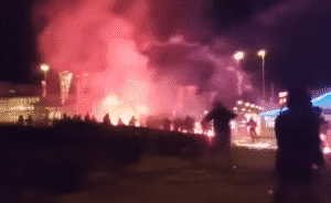 Roma Feyenoord, scontri con la polizia: due giallorossi in ospedale, grave un agente