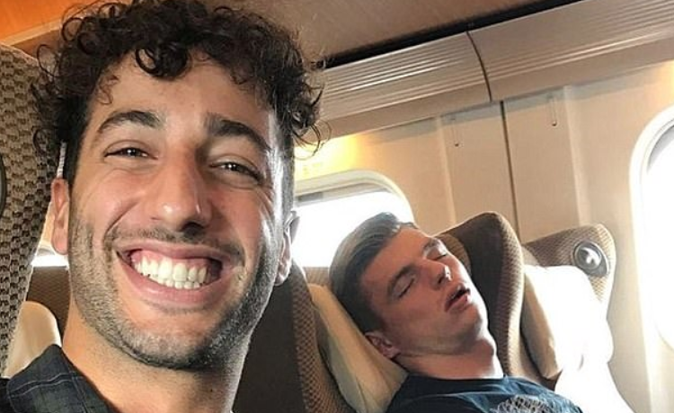 Daniel Ricciardo e Max Verstappen