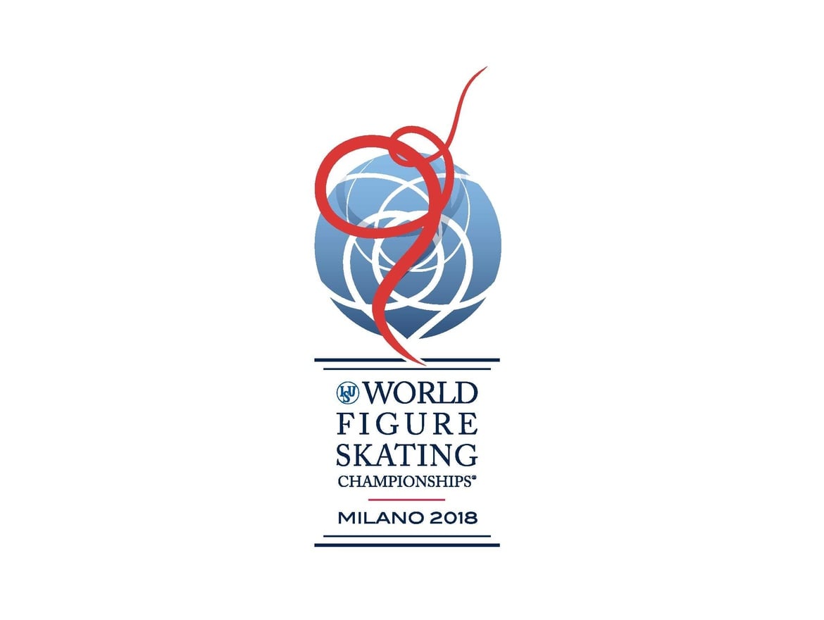Logo Mondiali pattinaggio di figura MIlano 2018