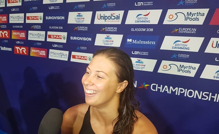Arianna Castiglioni - Europei Nuoto Glasgow 2018