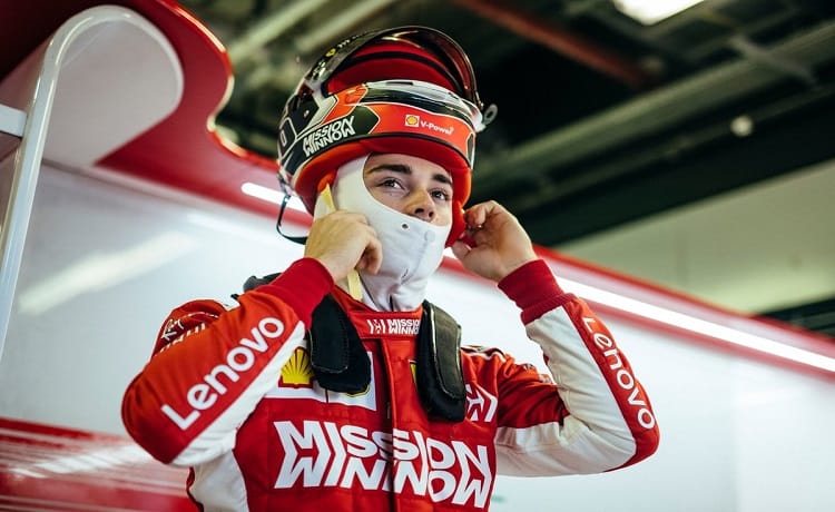 Charles Leclerc - Foto profilo Twitter Scuderia Ferrari