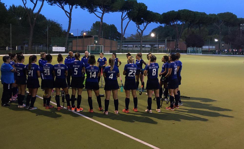 Nazionale femminile hockey su prato Italia-Argentina
