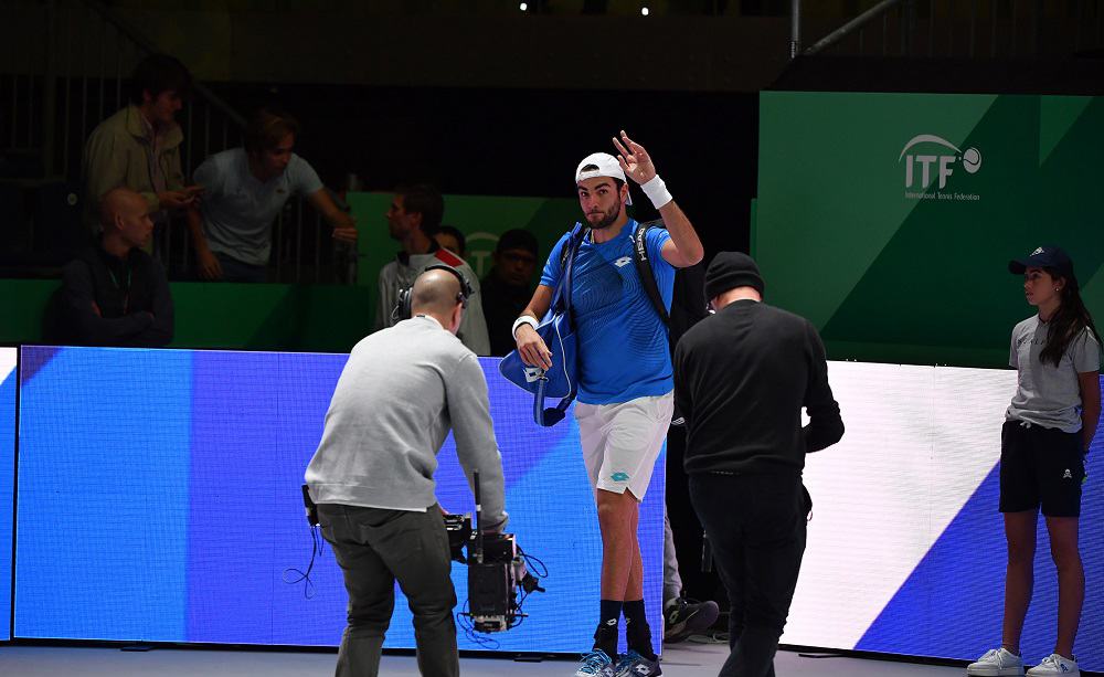 Matteo Berrettini, Finali Coppa Davis 2019 - Foto Ray Giubilo