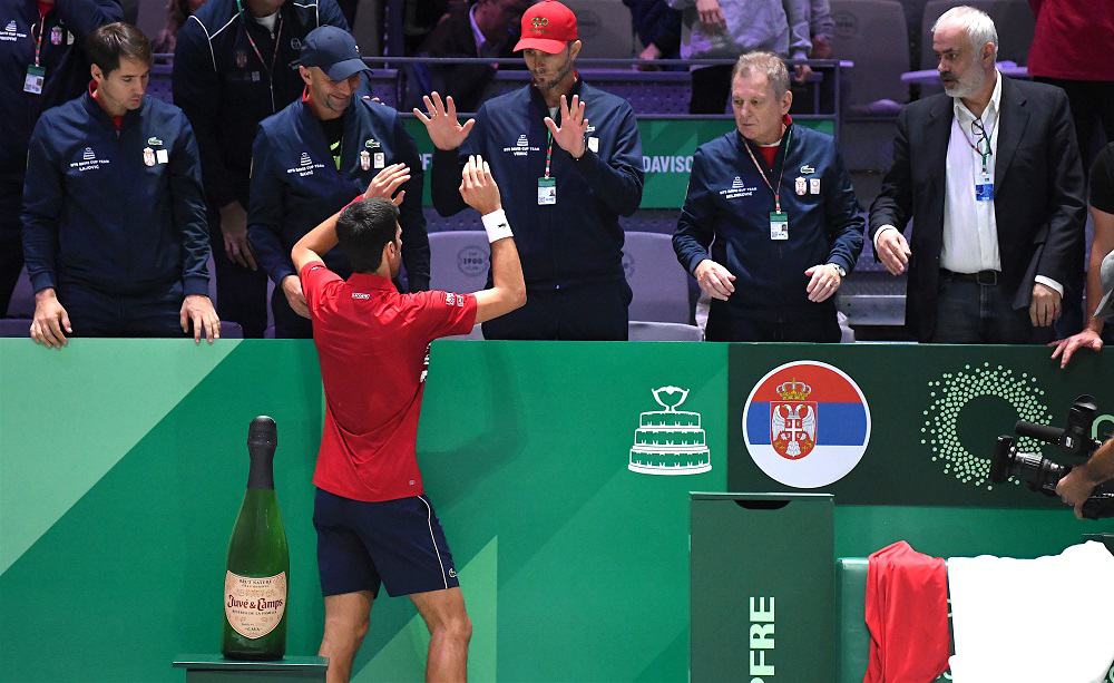 99 Novak Djokovic: finali Coppa Davis - Foto Roberto Dell'Olivo