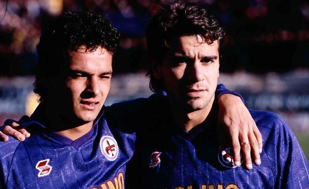 Roberto Baggio e Stefano Borgonovo