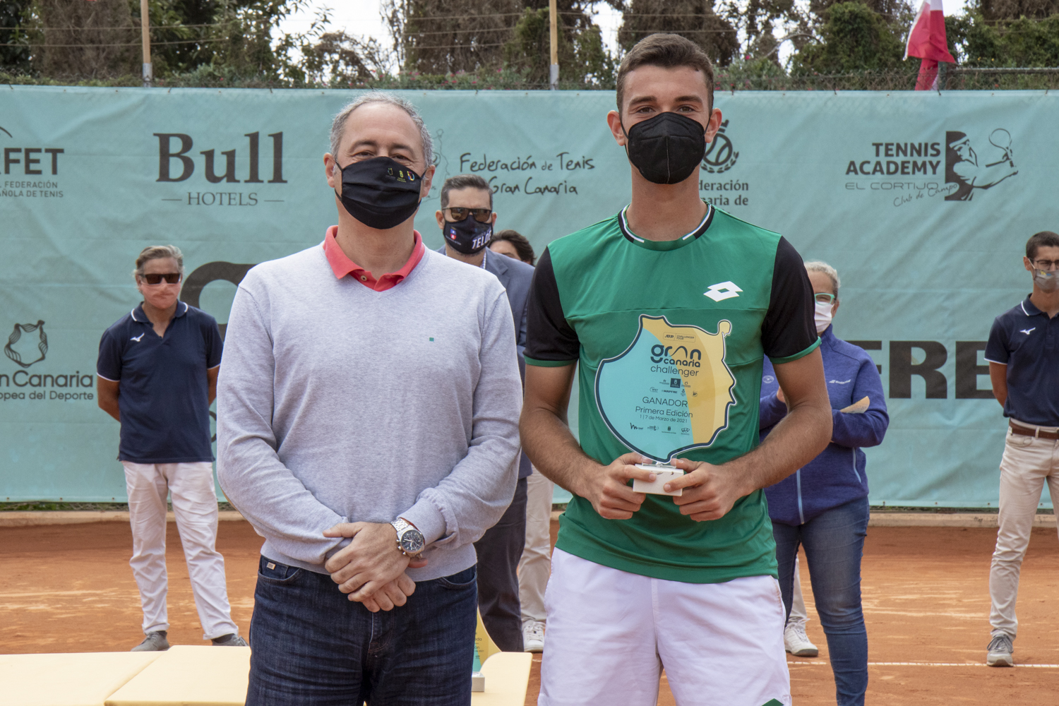 Francisco Castellano e Carlos Gimeno Valero - Foto Marta Magni/MEF Tennis Events