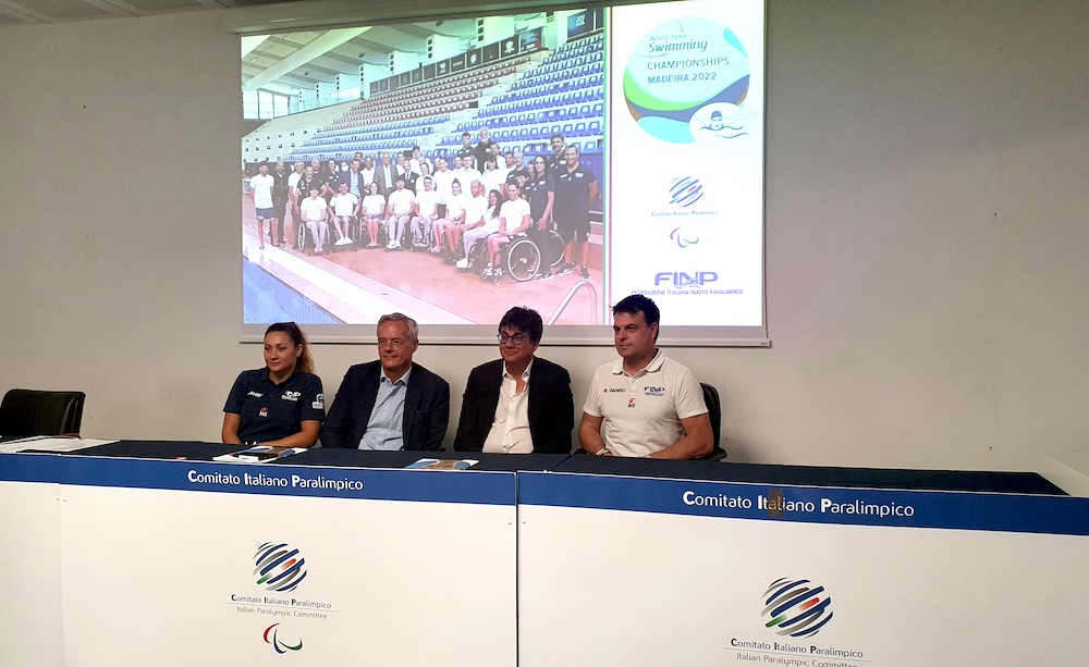 Presentazione Mondiali nuoto paralimpico 2022
