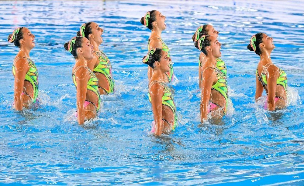 Italia squadra nuoto sincronizzato argento Roma2022