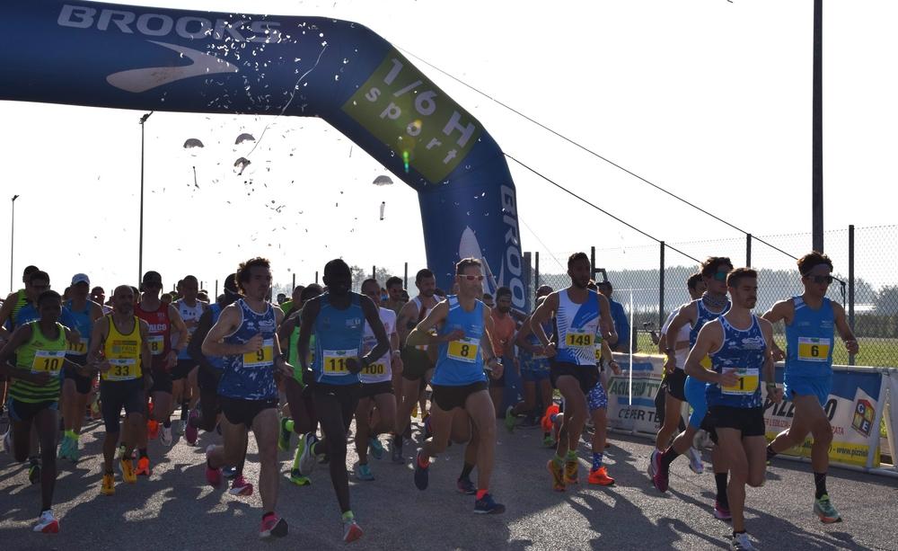 Maratonina di San Biagio - La partenza della mezza maratona