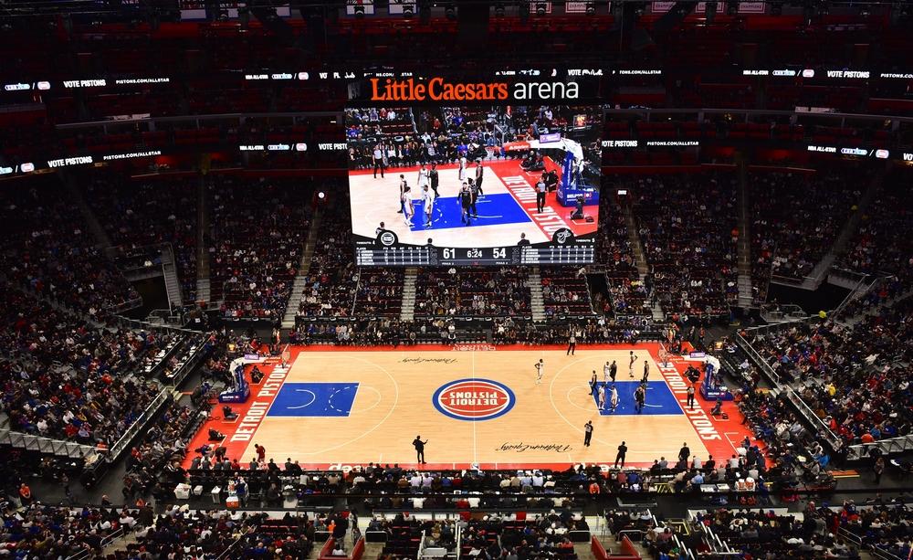 NBA - Little Caesars Arena - Detroit Pistons