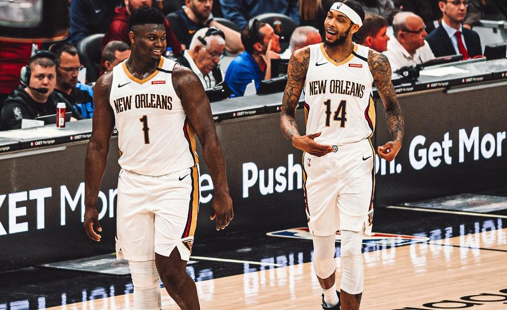 NBA - Zion Williamson e Brandon Ingram - New Orleans Pelicans