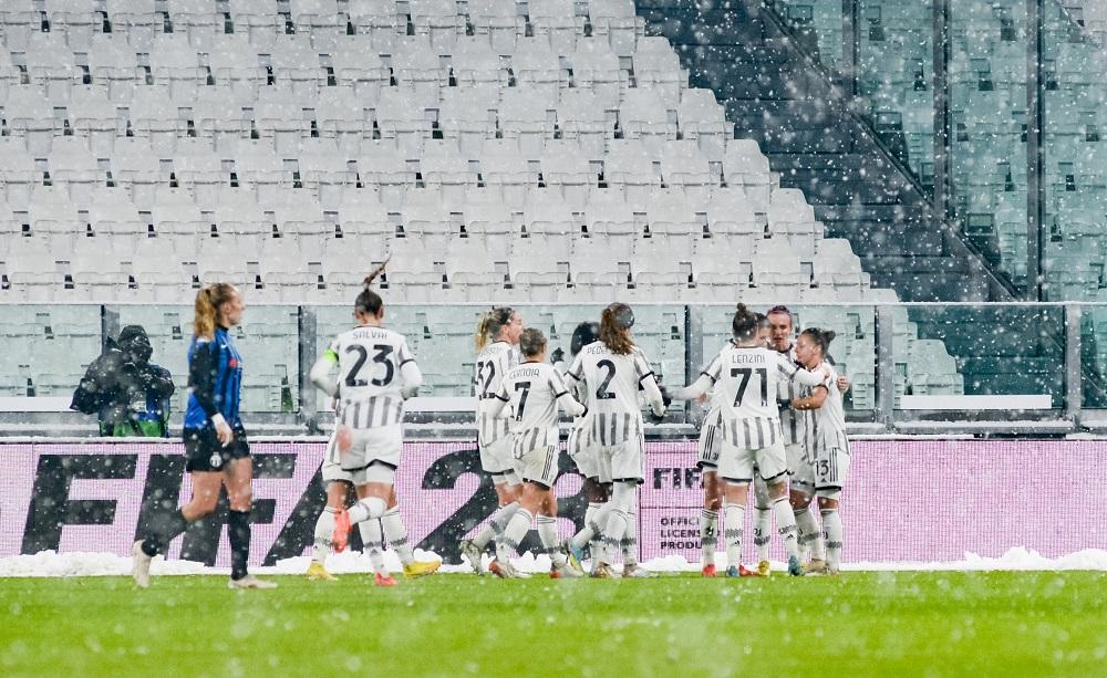 Esultanza Juventus femminile