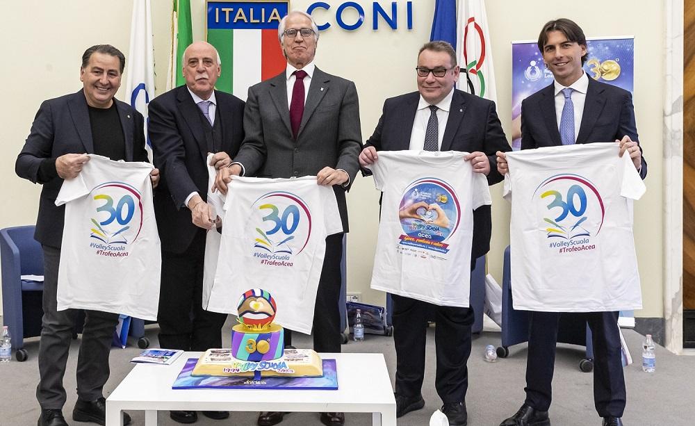 Volley Scuola-Trofeo Acea al Salone d'Onore del Coni - Foto Morris Paganotti