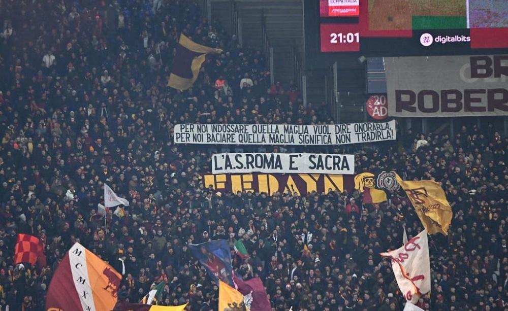 Curva Sud, Roma-Cremonese - Foto Antonio Fraioli