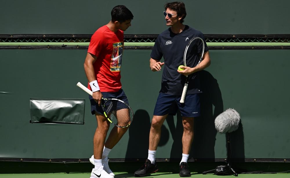 Carlos Alcaraz e Juan Carlos Ferrero