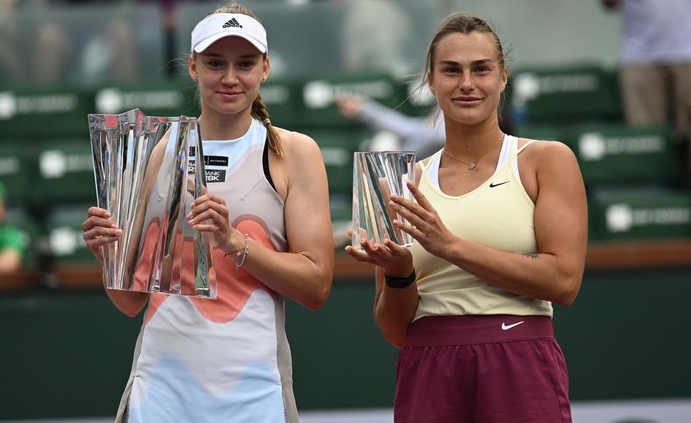 Elena Rybakina e Aryna Sabalenka