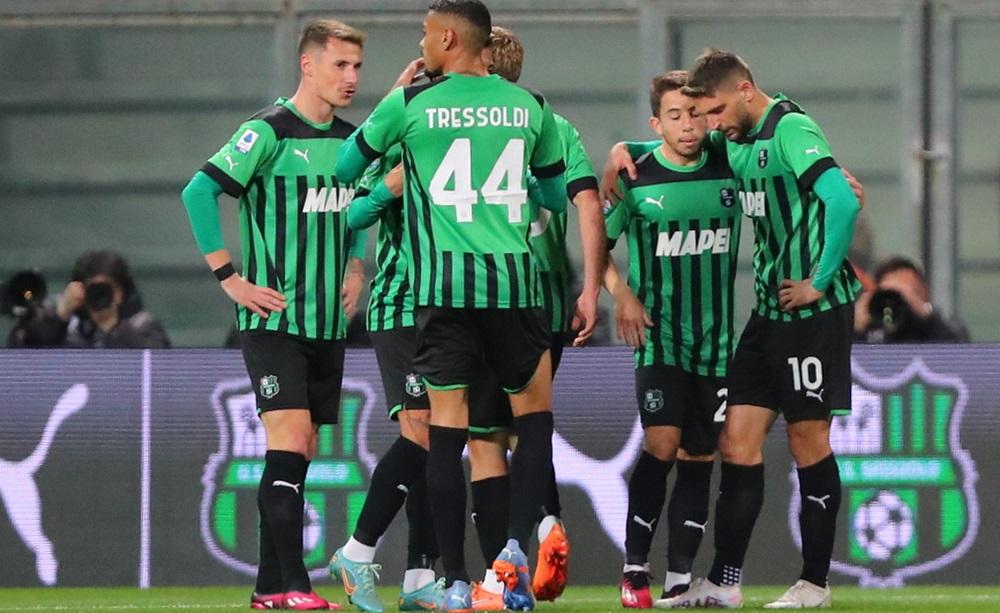 Andrea Pinamonti esultanza Sassuolo