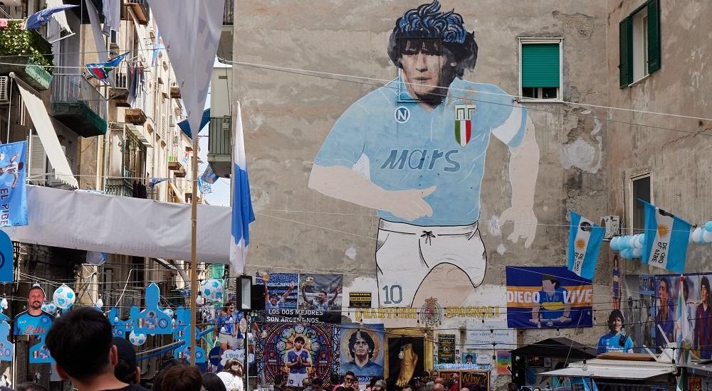 Festa scudetto Napoli Maradona
