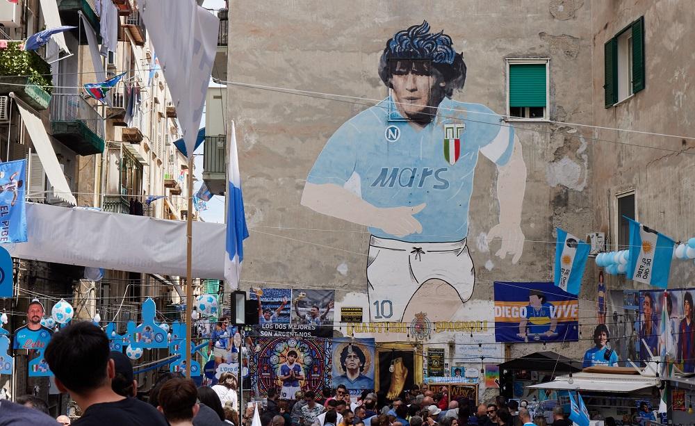 Festa scudetto Napoli Maradona