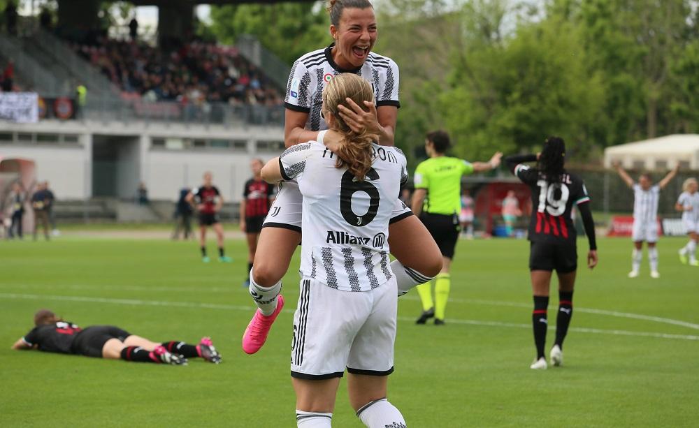 Juventus femminile esultanza