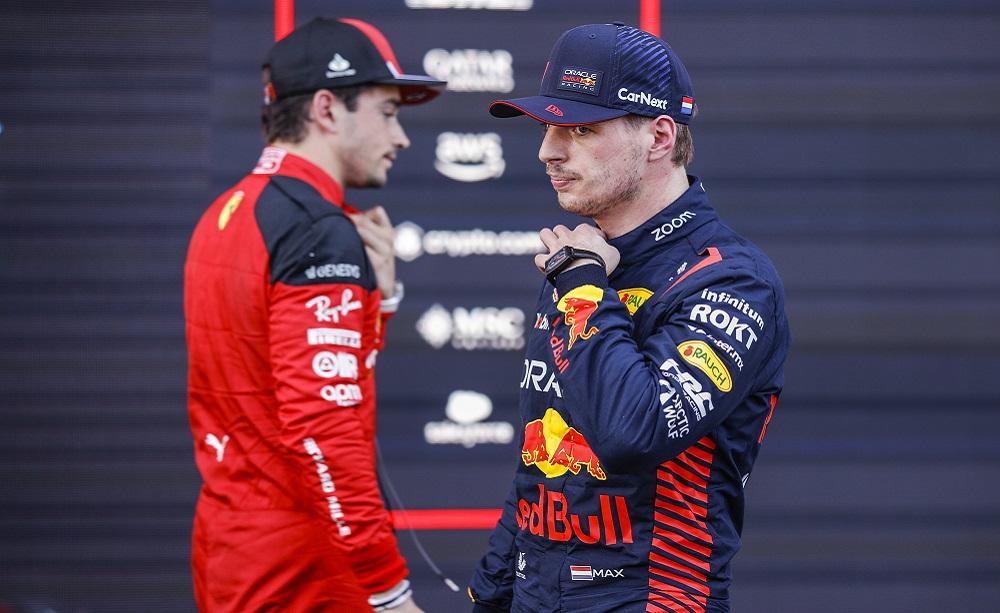 Leclerc e Verstappen