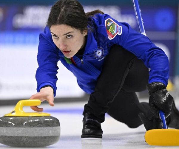 Stefania Constantini, Mondiali doppio misto curling 2023 - WCF/Eakin Howard