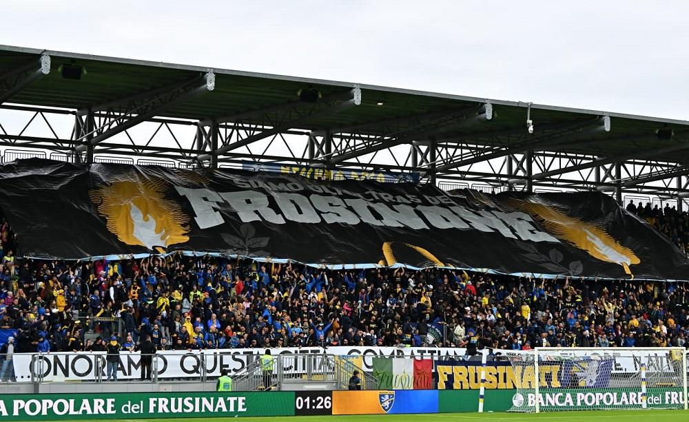 Curva Frosinone, stadio Stirpe - Foto Antonio Fraioli