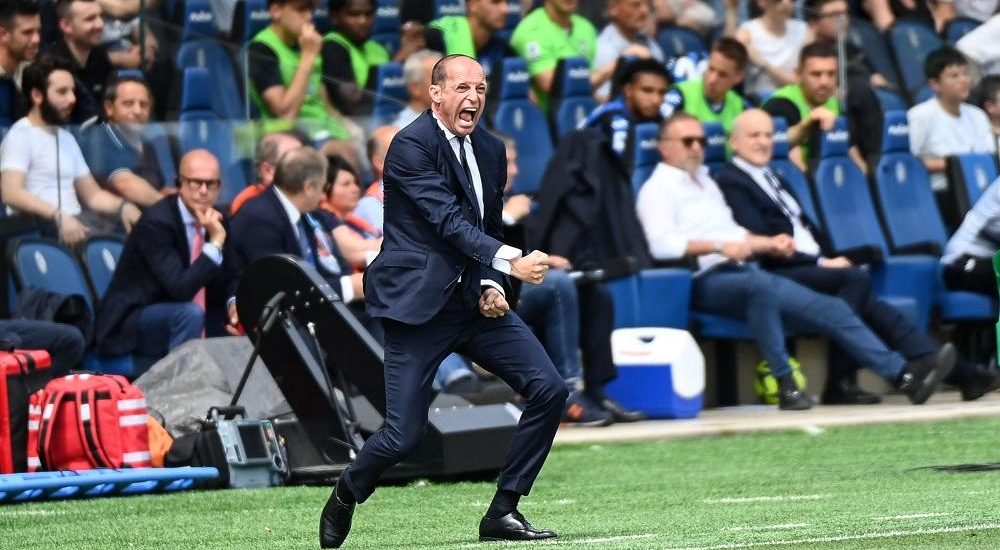 Massimiliano Allegri furioso