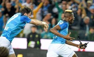 Napoli, riecco Kvaratskhelia e Osimhen: show contro l’Udinese. L’Inter cade col Sassuolo, Lazio ok col Torino Napoli, riecco Kvaratskhelia e Osimhen: show contro l’Udinese. L’Inter cade col Sassuolo, Lazio ok col Torino