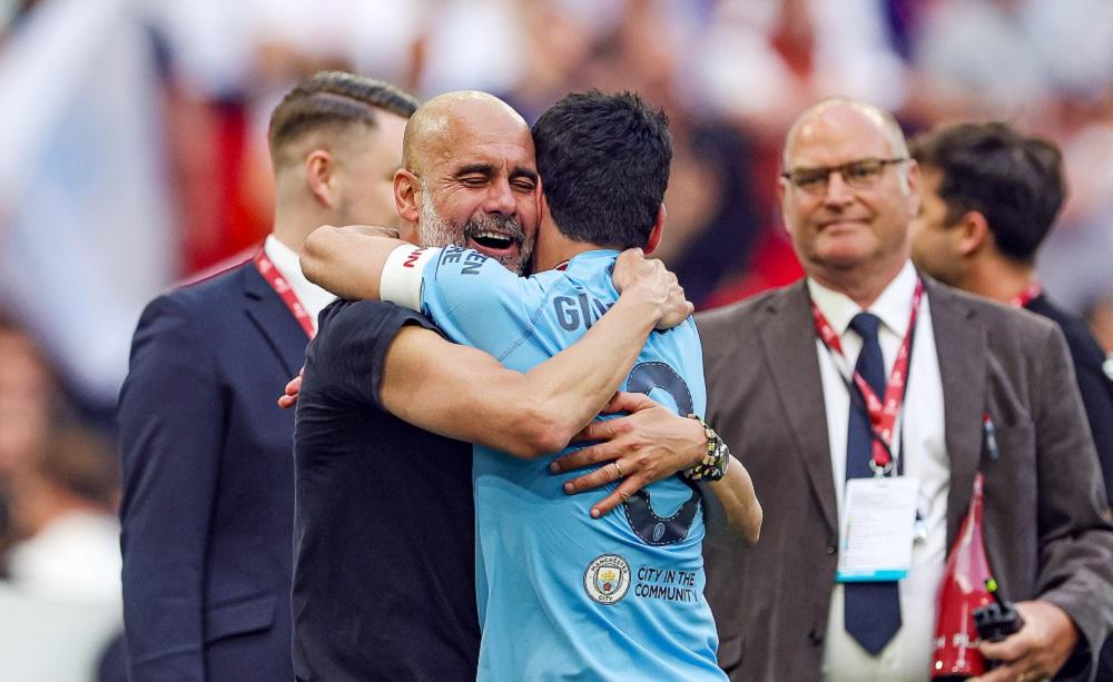 Guardiola e Gundogan