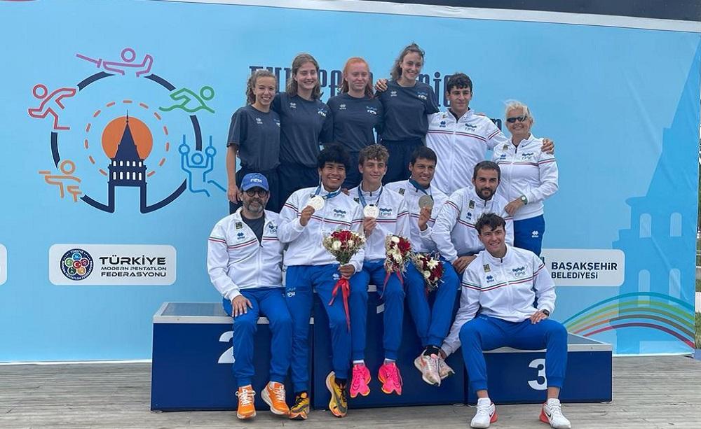 Italia Team Europei Junior pentathlon moderno - Foto Fipm