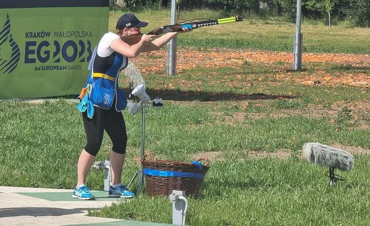 Martina Bartolomei, tiro a volo Giochi Europei Cracovia - Foto CONI