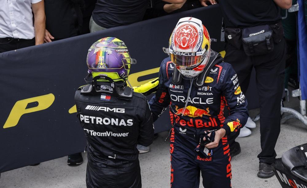 Verstappen e Hamilton