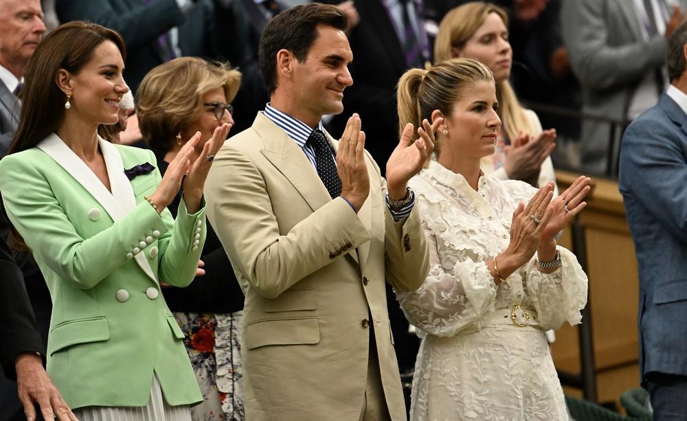 Kate Middleton e Roger Federer