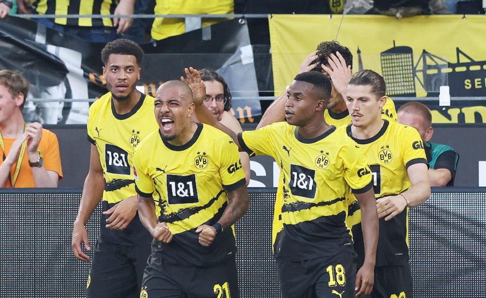Esultanza Borussia Dortmund