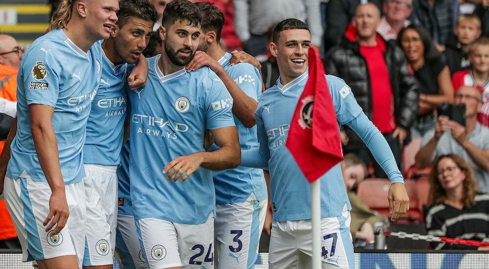 Esultanza Manchester City