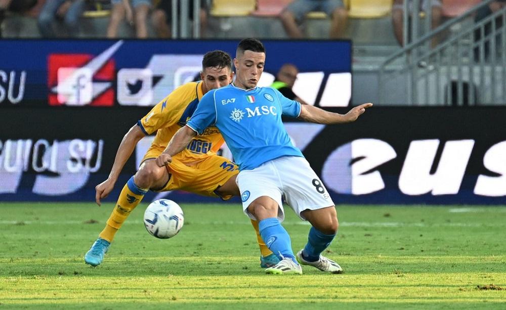 Giacomo Raspadori in Frosinone-Napoli - Foto Antonio Fraioli