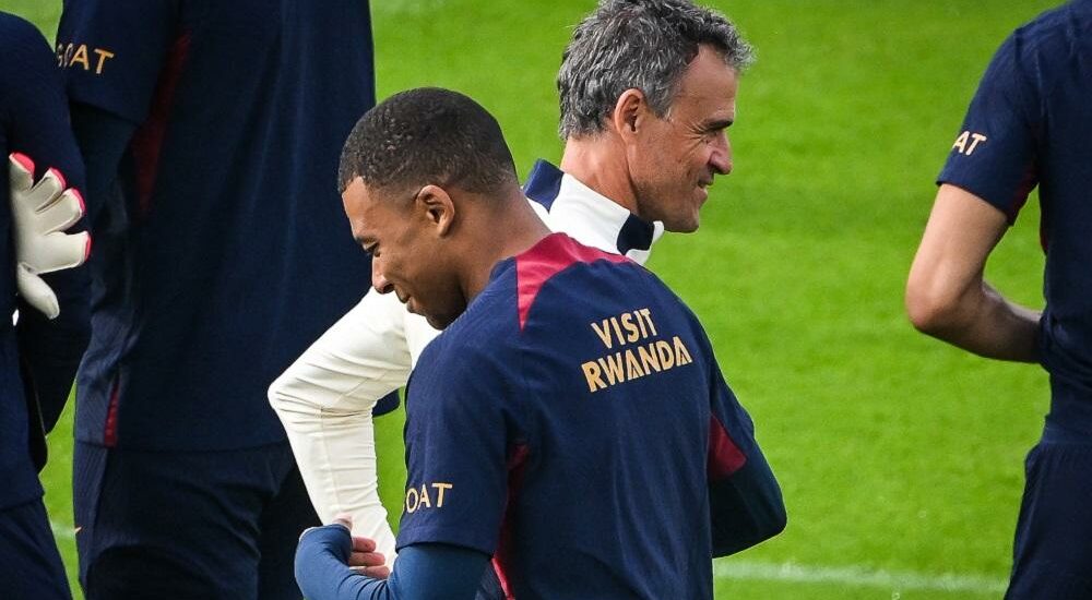 Kylian Mbappe e Luis Enrique