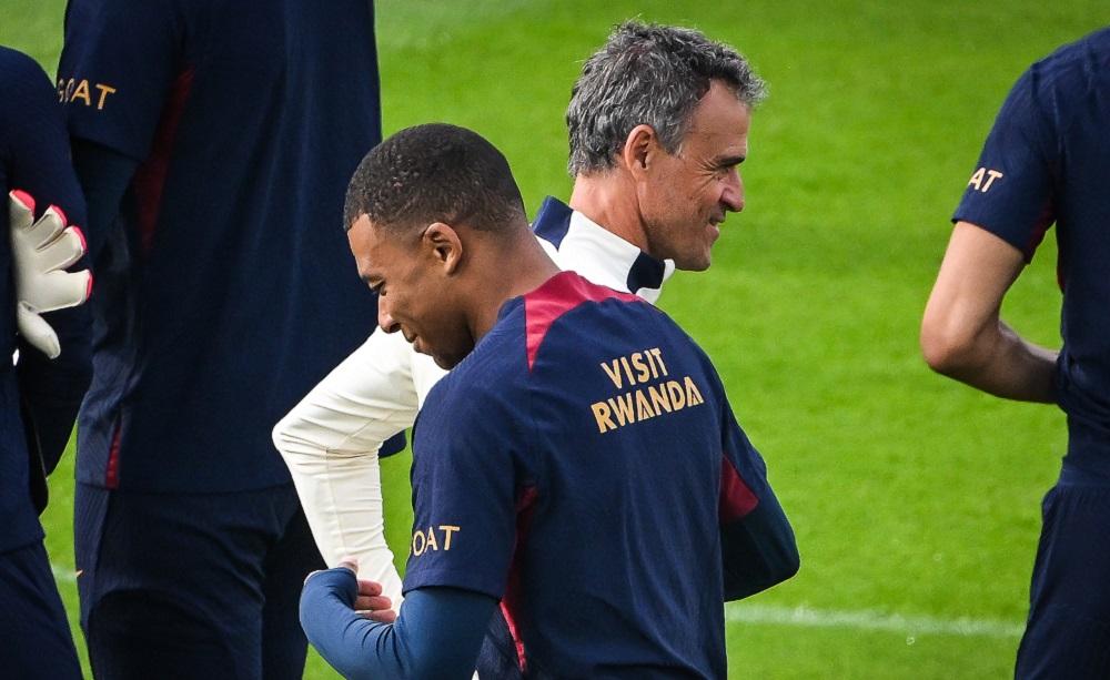 Kylian Mbappe e Luis Enrique