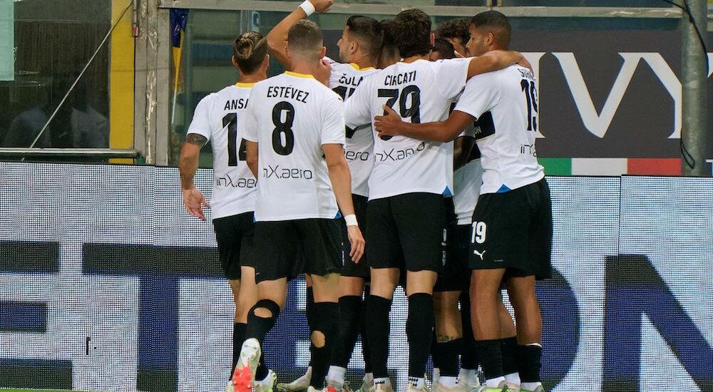 Anthony Partipilo esultanza Parma