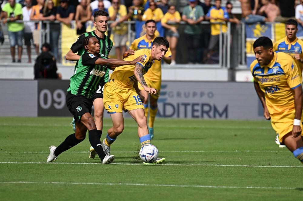 Matias Soulè e Armand Laurientè, Frosinone-Sassuolo - Foto Antonio Fraioli