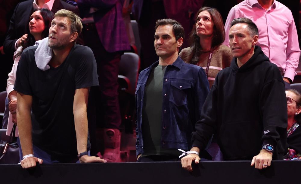 Dirk Nowitzki, Roger Federer, Steve Nash