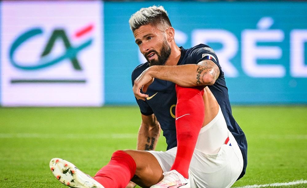 Olivier Giroud infortunio